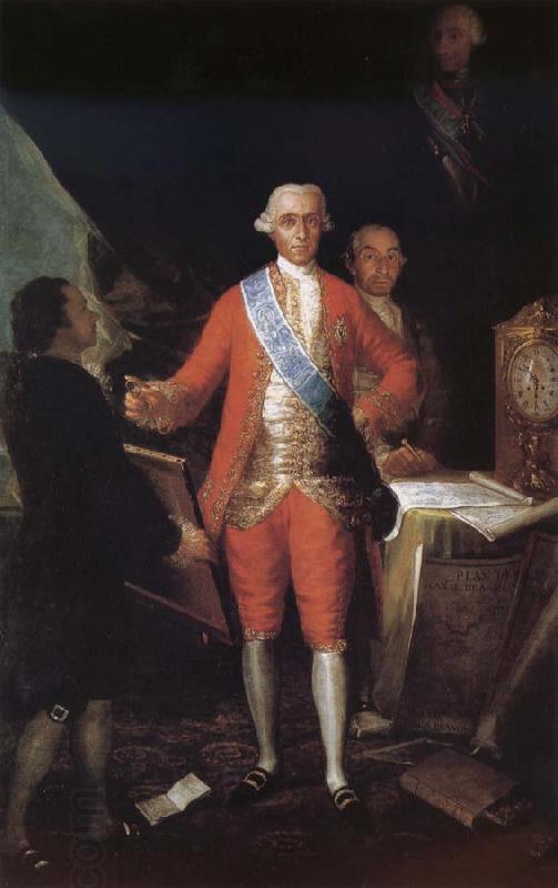 Francisco Goya Portrait of the Count of Floridablance and Goya China oil painting art
